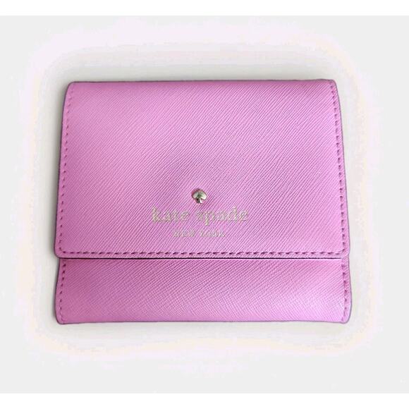 kate spade new york Handbags - Kate Spade New York Cedar Street Tavvy Wallet Pink Leather 4.5x4 In Pre-owned